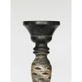 thumbnail image 3 of Handmade Traditional Dark Polish Eco-friendly Handmade Mango Wood Set Of Three 6",15" & 6" Pillar Candle Holder for use, Living Room, Dinning Room, Study Room, Spa, Restaurants, Place Of Worship, etc, 3 of 4