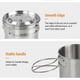thumbnail image 5 of Stainless Steel Cookware Set Camping Cup Outdoor Portable Cooking Pot 2-3 People Camping Cookware, 5 of 5
