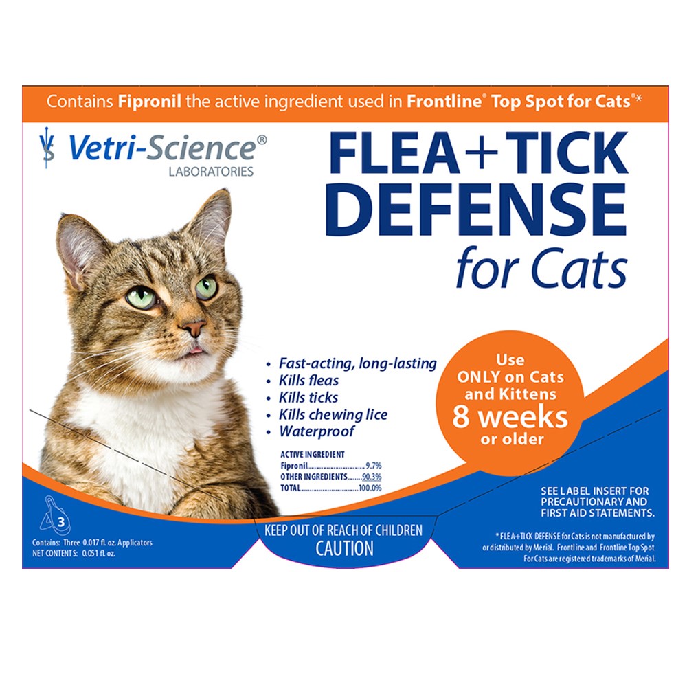Vetriscience Laboratories Topical Flea Tick Defense For Cats 3 Vetriscience Laboratories Topical Flea Tick Defense For Cats 3