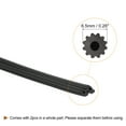 thumbnail image 3 of Uxcell 15M/49.21Ft Rubber Window Screen Spline Sealing Strip, 6.5mm OD Black, 3 of 6