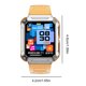 thumbnail image 3 of Reloj Deportivo Inteligente Auriculares Reloj inteligente Antipolvo con TWS Compatible con Bluetooth Naranja Ehuebsd Para estrenar, 3 of 3
