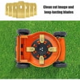 thumbnail image 4 of 45 cuchillas de titanio para cortacésped, cuchillas para cortacésped robótico para Husqvarn/Automower/Yardforce/Gardena con tornillos, cuchillas de repuesto para los modelos 105, 310, 315, 320, 420,, 4 of 5