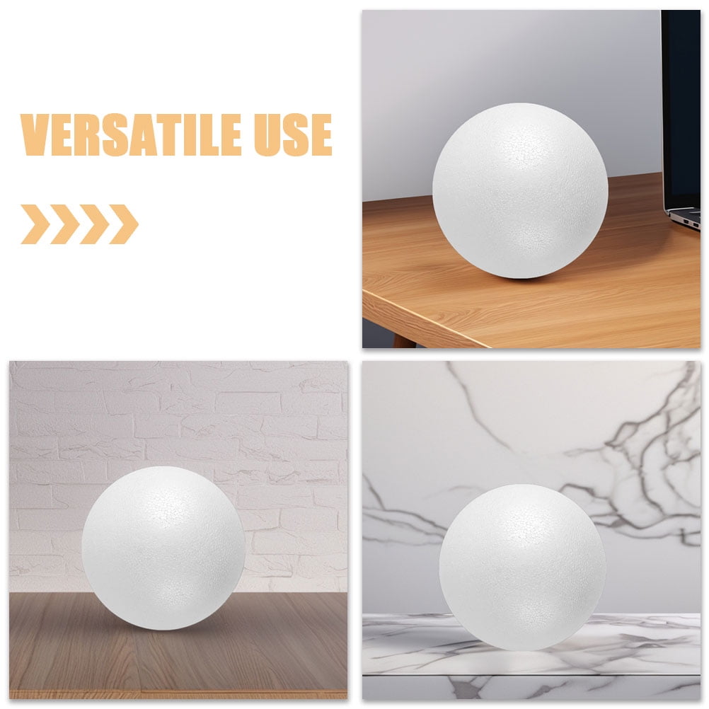 UPGRATOR Polystyrene Foam Balls For Artists Diy Art Projects 2Pcs 9.8In Diameter