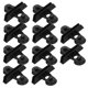 thumbnail image 5 of FELTECHELECTR 10Ud Clips Organizador De Accesorios Para Acuario Con Ventosas Plásticas Negras, 5 of 8