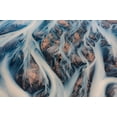 thumbnail image 2 of Loucaides, Valentinos 24x17 Black Ornate Wood Framed with Double Matting Museum Art Print Titled - The Glacier Rivers Of Iceland, 2 of 4