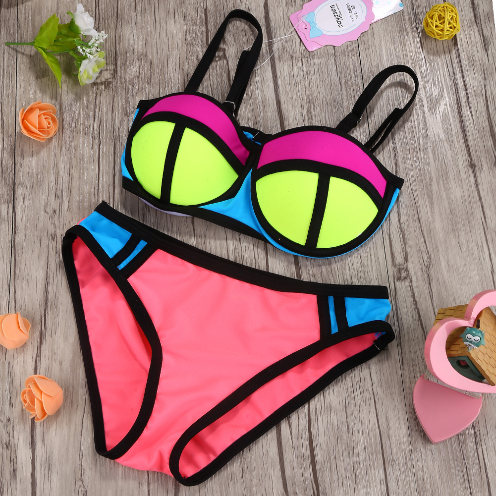 Sonew Lovely TwoPiece Swimsuit Bikini Swim Swimming Suit Swimwear for