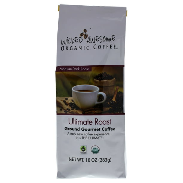 Wicked Awesome Organic Ultimate Ground Gourmet Coffee by
