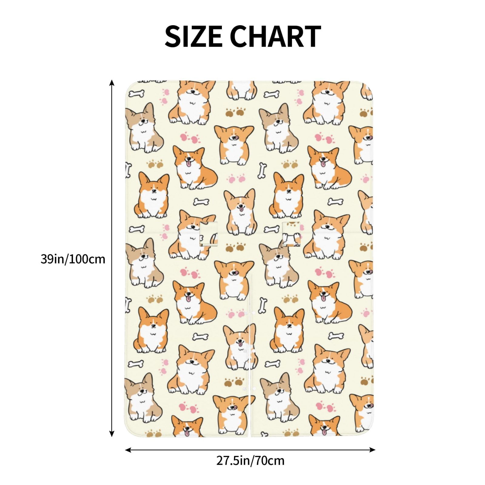 Naloa Cartoon Corgi Baby Car Seat Cover, Breathable Baby Carrier Cover, Multiuse Baby Carrier Cover & Nursing Breastfeeding Cover