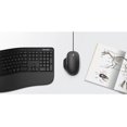 Ergonomic Mouse Black Comfortable Ergonomic Design and Thumb Rest