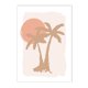 thumbnail image 3 of Póster de lienzo con diseño de olas de playa y hojas de palma, pintura abstracta con estampado de sol, arte de pared, carteles, imágenes de pared nórdicas, decoración del hogar para sala de estar, 3 of 5