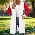 thumbnail image 6 of Kezqiaxn Zip Up Sweatshirt Women Fashion Color Block Long Sleeve Casual Long Jacket with Pockets Fall Winter Womens Sweatshirts, 6 of 6