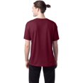 thumbnail image 3 of Hanes 5250 T-Shirt Sans Étiquette Taille 5TG, Rouge Bordeaux, 3 of 3
