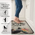 thumbnail image 4 of Farmhouse Kitchen Rugs Bull''s Head Flower Kitchen Mat Home Sweet Home Cow Floor Rug Non Slip Kitchen Runner Rug Throw Rugs Indoor/Outdoor Floor Mat for Home Kitchen Entrance Door Mat 17x30+17x47inch, 4 of 6