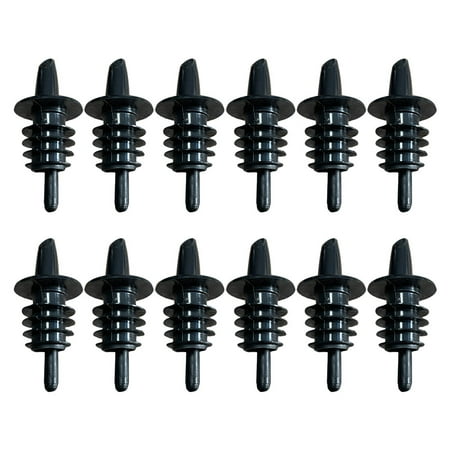 

12pcs Practical Wine Bottle Pourers Plastic Wine Pourerr Wine Bottle Stoppers
