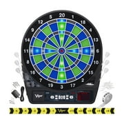 Viper Ion Electronic Dartboard w/ 48 Games, Up to 8 Players, Blue/Green