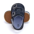 thumbnail image 6 of LNMQLPDBS Toddler Sandals Boys Girls Open Toe Denim Shoes with Striped First Walkers Non-Slip Soft Sole Sandals Summer Toddler Flat Sandals Outdoor Baby Sneakers Beach Unisex Baby Casual Sandals, 6 of 9