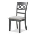 thumbnail image 6 of New Classic Furniture Cori 5-Piece Wood Dining Set with Table and Chair in Gray, 6 of 10