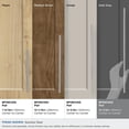 thumbnail image 6 of Amerock Bar Pulls 16-3/8 inch (416mm) Center-to-Center Stainless Steel Cabinet Pull, 6 of 10