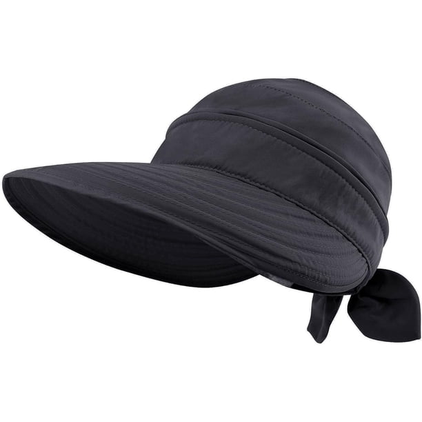 Sombreros Simplicity para mujer, visera convertible para playa con protección solar UV UPF 50+