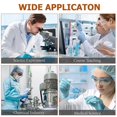 thumbnail image 3 of Graduated Round Reagent Bottle Set Glass Laboratory Bottles 125ml Professional Storage White Wide Mouth 1Set, 3 of 5