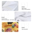 thumbnail image 5 of IAUYY Kitchen Hanging Towels Set of 2 100% Polyester Absorbent, Super Soft Hand Towels with Hanging Loops for Bathroom Kitchen The Chicken and The Egg Surrounded by Wooden Fences, 5 of 7