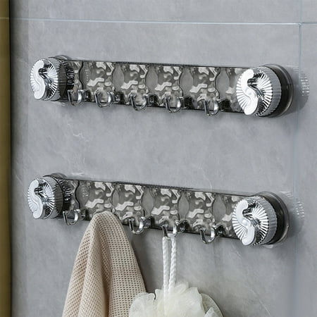 Shower Caddy Adhesive Replacement Strong Adhesive Hooks for Shower Caddy Shower Shelf Adhesive No Drilling for Bathroom Storage Shelves and Kitchen Racks & Soap Holder (Gray)