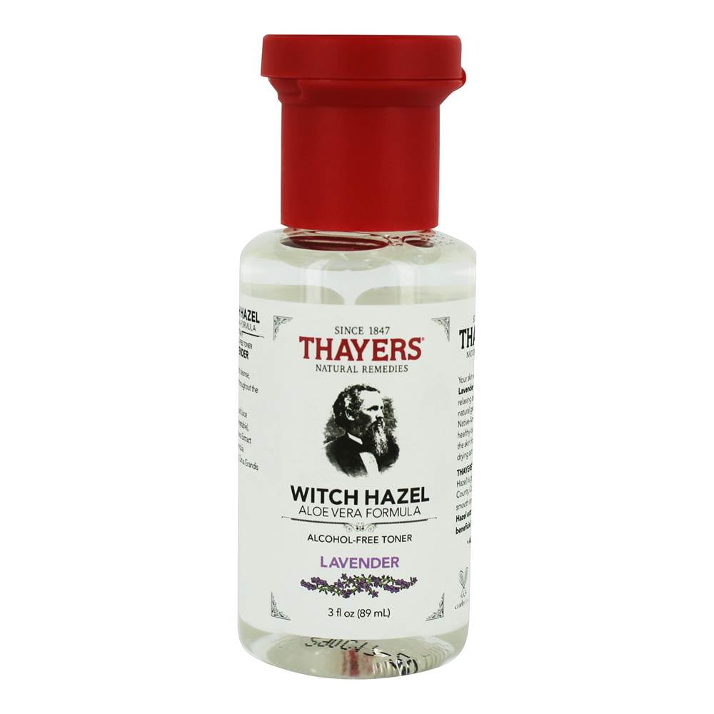 Thayers - Witch Hazel Aloe Vera Formula Alcohol Free Facial Toner Lavender - 3 fl. oz