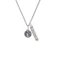 thumbnail image 2 of Delight Jewelry Silvertone Faith in Circle Silvertone Mother Daughter Bar Charm Necklace, 23", 2 of 4