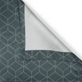thumbnail image 5 of Ambesonne Quatrefoil Grommet Curtain, Moroccan Line Shapes, 50" x 120", Slate Blue and Pale Blue, 5 of 6