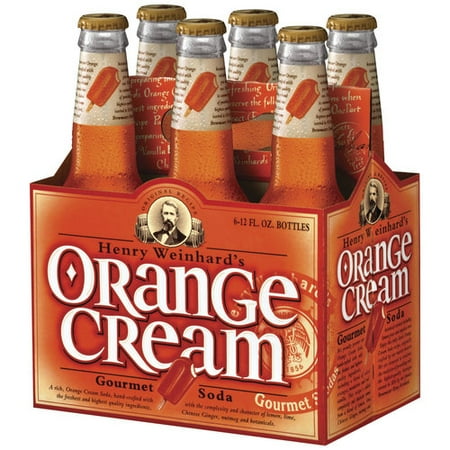 henry weinhard soda orange cream gourmet walmart 6pk
