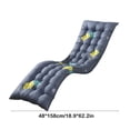 thumbnail image 3 of Holiday Saving WIZUTIZ Winter Chair Cushion Thickened Double Sided Lunch Break Folding Chair Cushion Chair Cushion Recliner Cushion Rocking Chair Cushion Straps Multicolor, 3 of 5