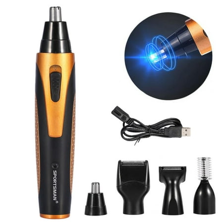 Rechargeable Electric Shaver Nasal Hair Earlock Eyebrow Trimmer Razor (Best Deals On Electric Razors)
