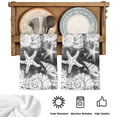 thumbnail image 5 of Grey Coastal Kitchen Towels Set of 4, Modern Oil Painting Starfish Coral Shell Absorbent Dish Towels for Kitchen, Microfiber Hand Towel, Quick Drying Tea Towel for Cleaning Decorative Dishcloths, 5 of 7