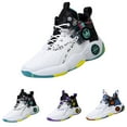 thumbnail image 2 of CPNG Youth Mens Basketball High-Top Shoes Sneakers Anti Slip Breathable Lace Up Cushioning Basketball Trainers Sports Shoes for Men Indoor and Outdoor, 2 of 8
