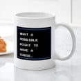 thumbnail image 3 of CafePress - What A Horrible Night To Have A Curse Mug - 11 oz Ceramic Mug - Novelty Coffee Tea Cup, 3 of 4