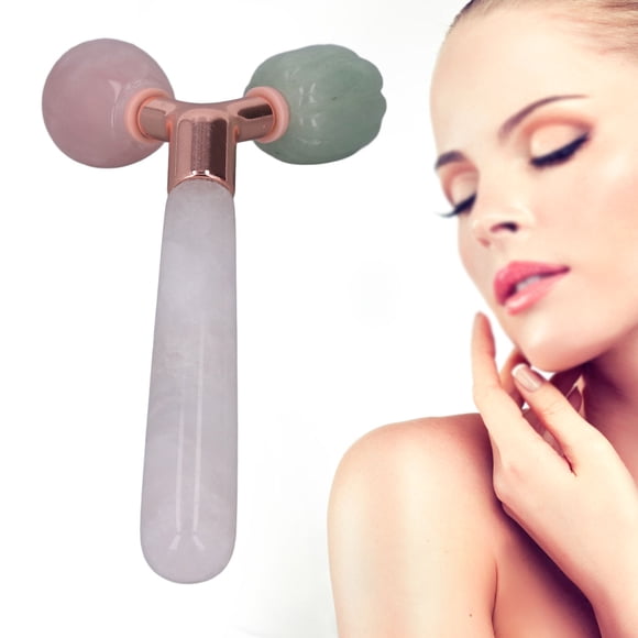 Rodillo Facial De Bola, Mejora El Tono De La Piel Rodillo Masajeador Facial De Jade Tratamiento Multiángulo Reduce La Hinchazón Para El Cuerpo