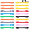 thumbnail image 1 of 20 Pcs Mask Accessories Durable Portable Silicone Mask Rope Part Mask Rope Connector Wearing Hook for Adults, 1 of 6