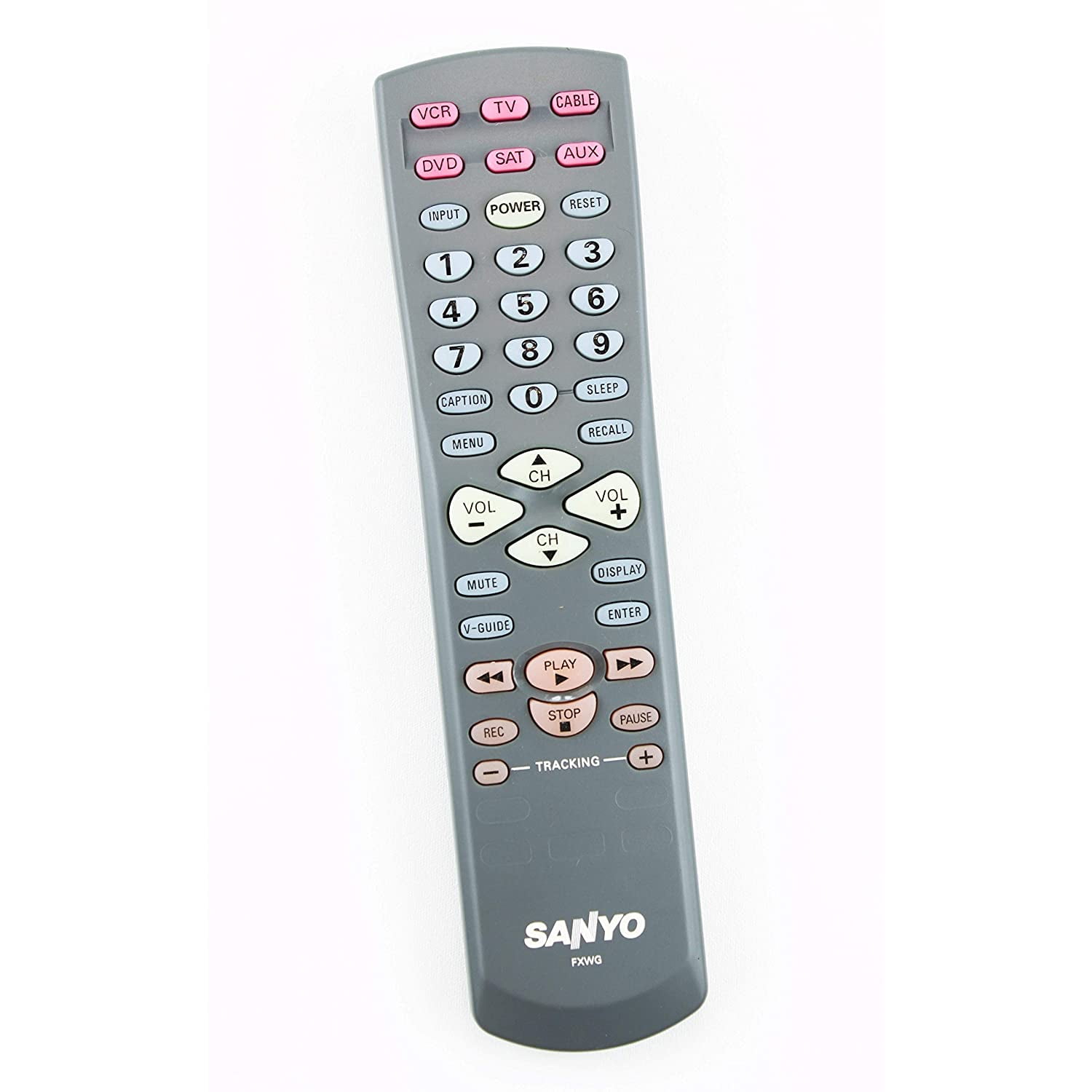 Sanyo TV Remote Control FXWG FXWK FXWB FXWC Supplied with models