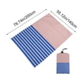 thumbnail image 3 of Manta de playa de microfibra, toalla sin arena, alfombrilla de terciopelo de doble cara, absorbente, de secado rápido, rectangular grande, gruesa, para viajes, piscina, natación y exteriores., 3 of 6