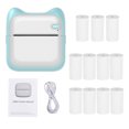 thumbnail image 2 of Pocket Photo Printer Portable Thermal Printing Machine 203dpi Wireless BT Connection for Picture Lable DIY Handcraft List Meno Notes Journal Receipt Paper Instant Printer Sticker with 11 Ro, 2 of 7