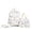 White, variant on High Ciber Large Capacity Three Piece Backpack for Students Double Shoulder School With Laptop Compartment And Stylish Print