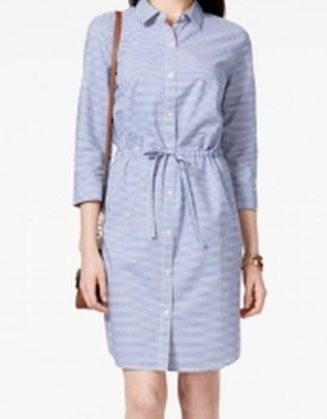tommy hilfiger striped dress shirt