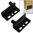thumbnail image 4 of 2Pcs Pivot Hinges Black Heavy Duty Concealed Shaft Door Hinges With Bushing, 4 of 9