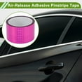 thumbnail image 2 of Unique Bargains Universal 164.04ft x 2.36" Air-Release Adhesive Pinstripe Tape Holographic Automotive Pinstriping Tape BOPP Purple, 2 of 6
