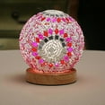 thumbnail image 2 of Romantic And Free Baroque Night Lamp Bohemian Style Creative Rechargeable Table Decorative Glass Deco Bedroom, 2 of 3