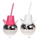 thumbnail image 3 of Taza galvanizada Injueey con sombrero de vaquero de PP color rojo rosa, 3 of 6