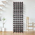 thumbnail image 3 of Sorbus Freestanding Wine Rack 15-Tier Black with Wall Mount for 75 Bottles Capacity, 3 of 8