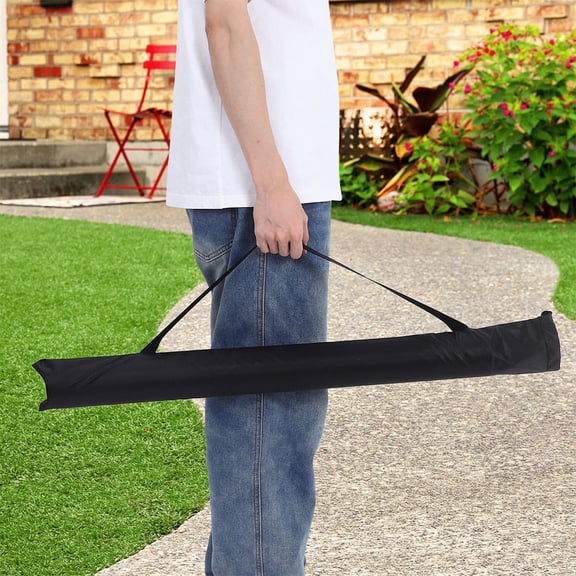 HONMEET 4-Pack Portable Umbrella Bag Holder Black Oxford Fabric Fishing Rod Storage Carry Case