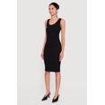 thumbnail image 3 of Women's Sleeveless Ribbed Knit Midi Dress, 3 of 4