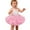 C-Pink167, variant on DHFJKG Baby Girls Fluffy Tutu Skirts Ruffle Multi Layers Bow Elastic Waist Skirt Newborn Toddler Carnival Party Play Dress Up And Performance Versatile Skirt